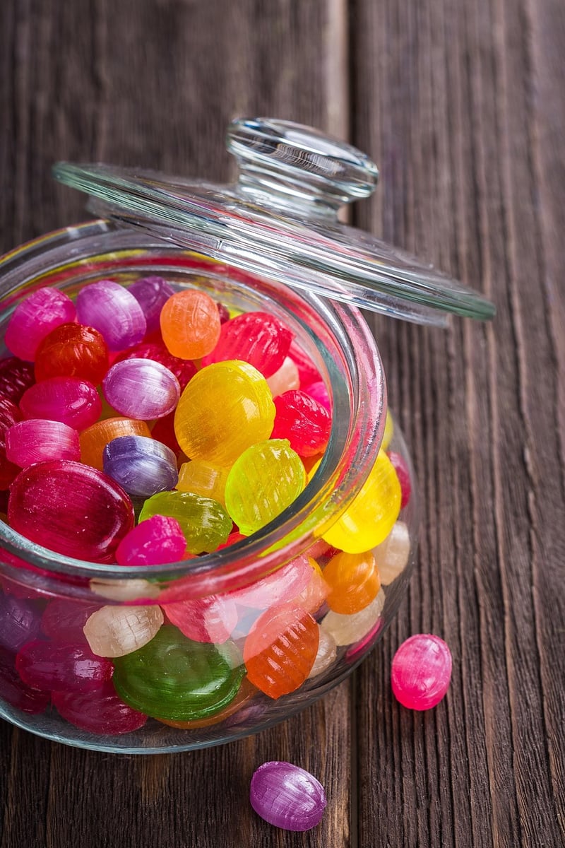 Assorted candies